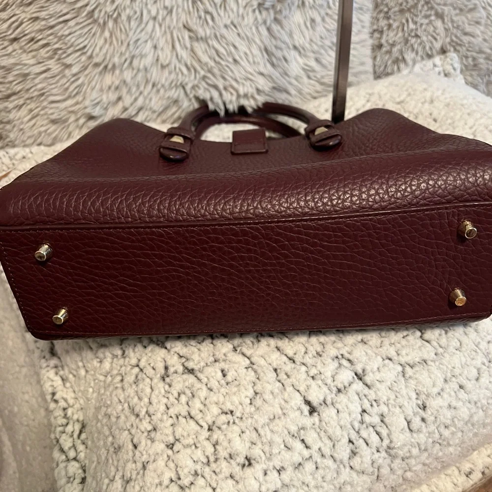 Furla Genuine Leather Bag with Gold and Brown Accents EUC beautiful fall color! - Picture 9 of 16